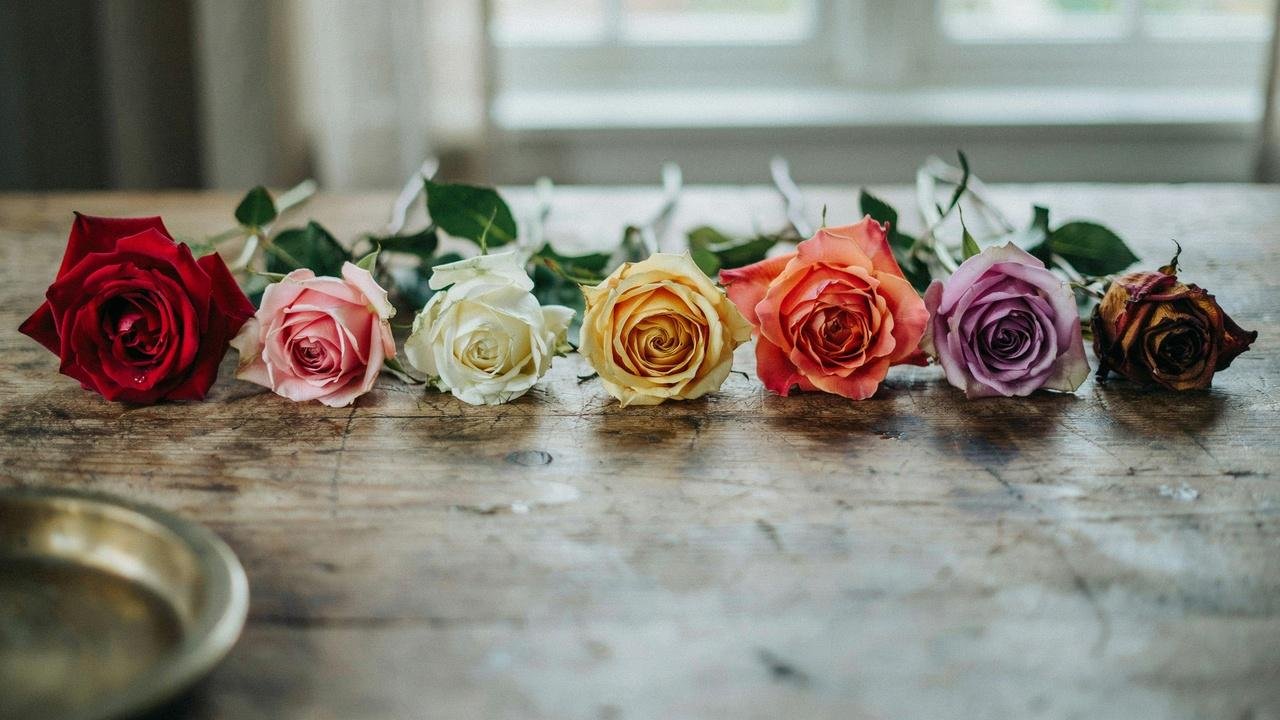 A colorful bouquet of roses representing love, gratitude, respect, sympathy, and celebration across different cultures.
