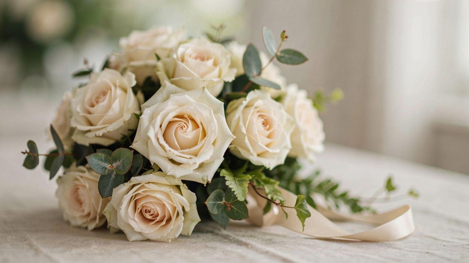 Classy white roses symbolizing pure love, loyalty, trust, lasting relationships, and heartfelt reconciliation